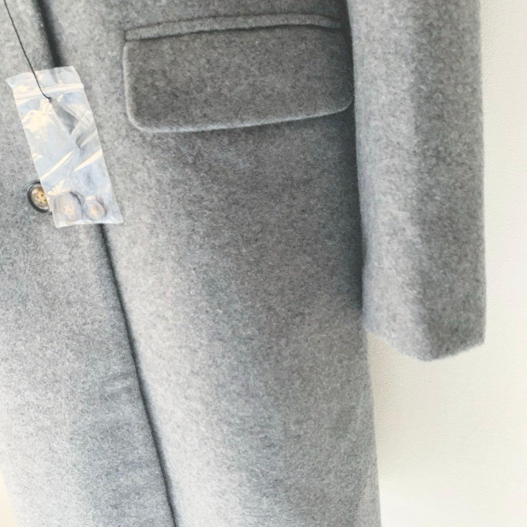 未使用✨アーバンリサーチ ウールブレンド チェスターコート グレー