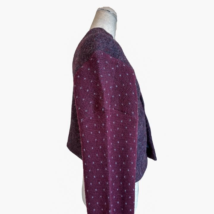 UNDERCOVER LEAF期 カットオフジャケット ボルドー デッドストック