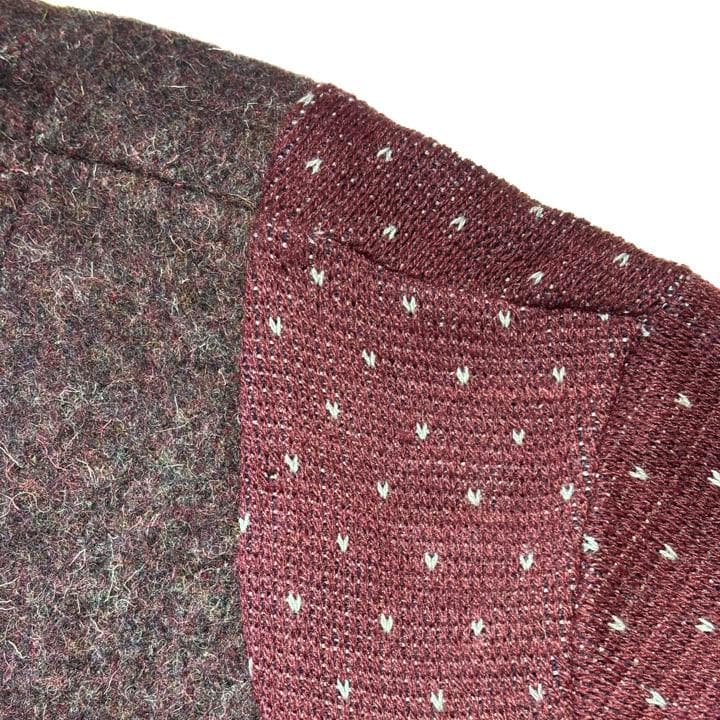 UNDERCOVER LEAF期 カットオフジャケット ボルドー デッドストック