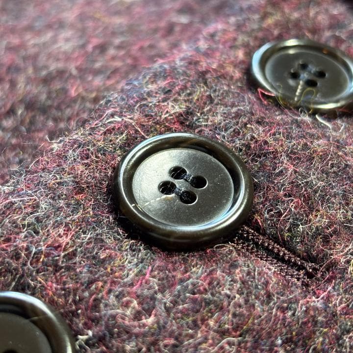 UNDERCOVER LEAF期 カットオフジャケット ボルドー デッドストック