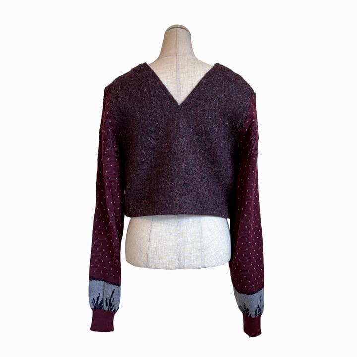 UNDERCOVER LEAF期 カットオフジャケット ボルドー デッドストック