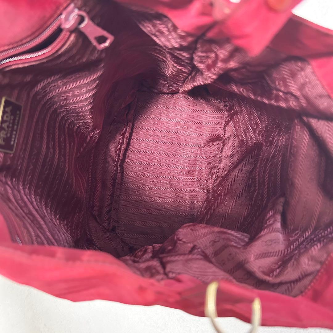 PRADA プラダ ナイロン キルティング チェーン ショルダーバッグ