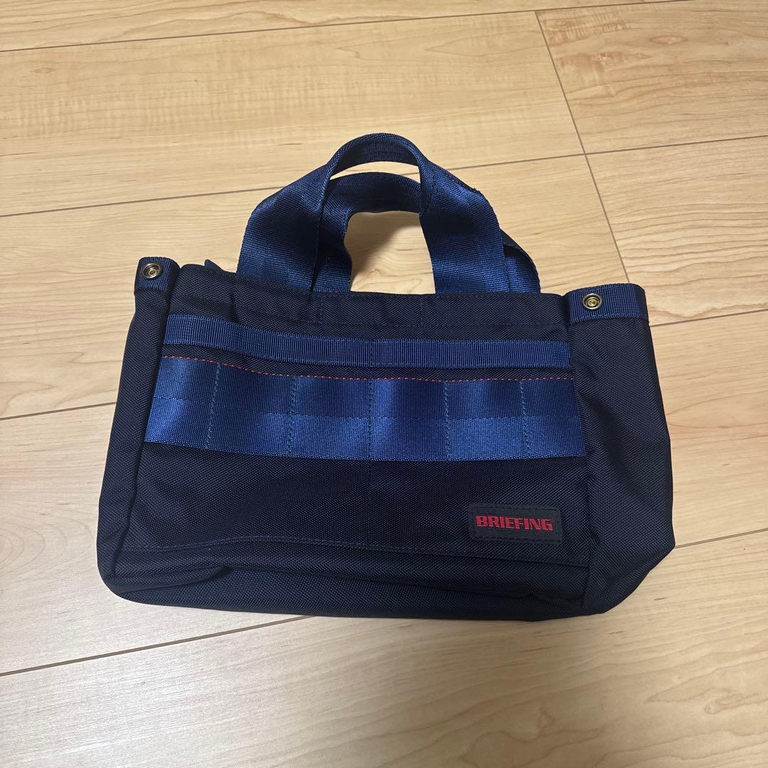 美品☆ブリーフィングバック　ネイビー