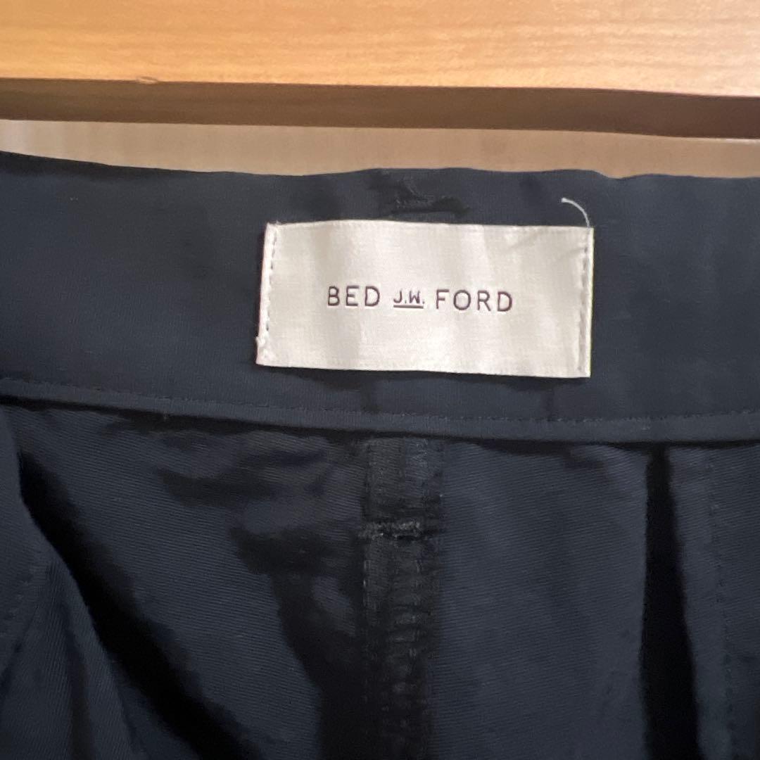 BED J.W. FORDナイロンパラシュートパンツ 25ss ブラック