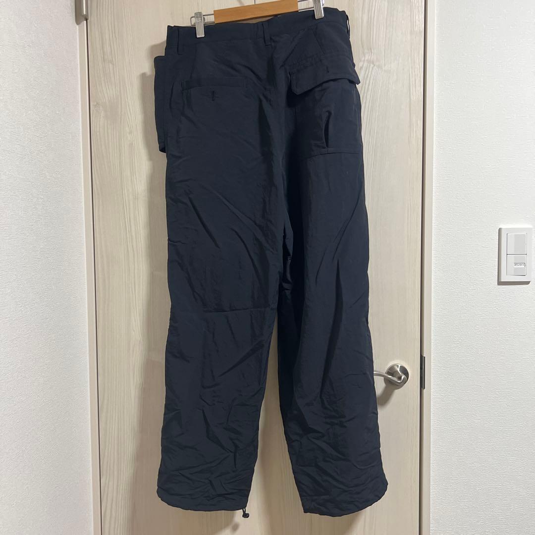 BED J.W. FORDナイロンパラシュートパンツ 25ss ブラック
