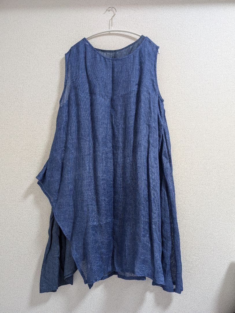 値下げ　⑨センソユニコ 　慈雨　チュニック　青
