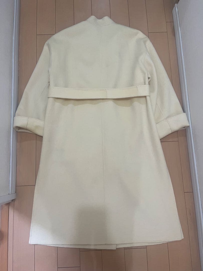 【uncrave WHITE】リバー ロングコート0訳あり