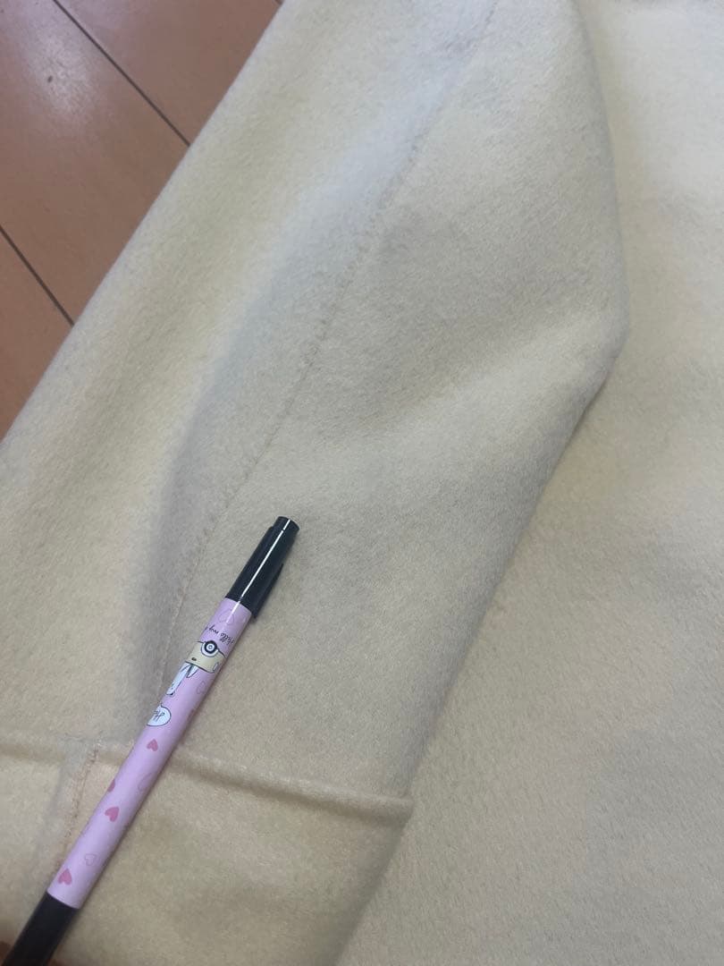 【uncrave WHITE】リバー ロングコート0訳あり