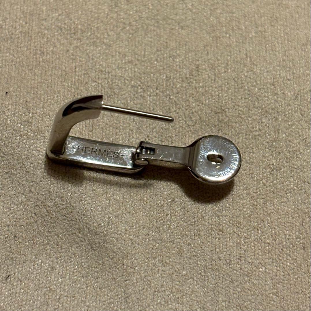 エルメス　HERMES シングルピアス 《エトリエ》 ブラック