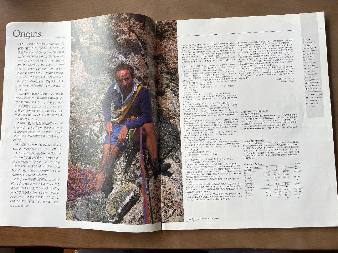 L*2様 【パタゴニア】 1986〜87年 日本語版カタログ【Patagonia