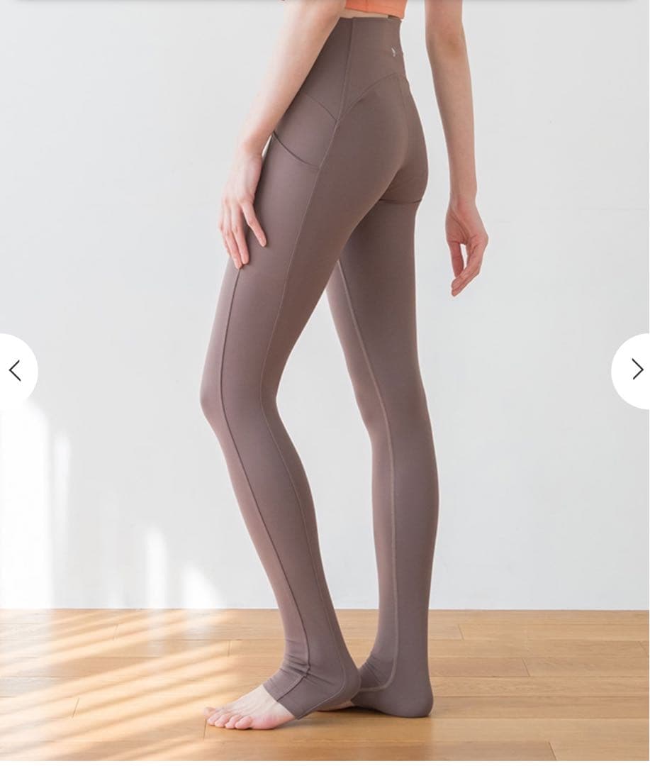 あやまま☆SUKALAトレンカレギンス　グレー サイドポケット付