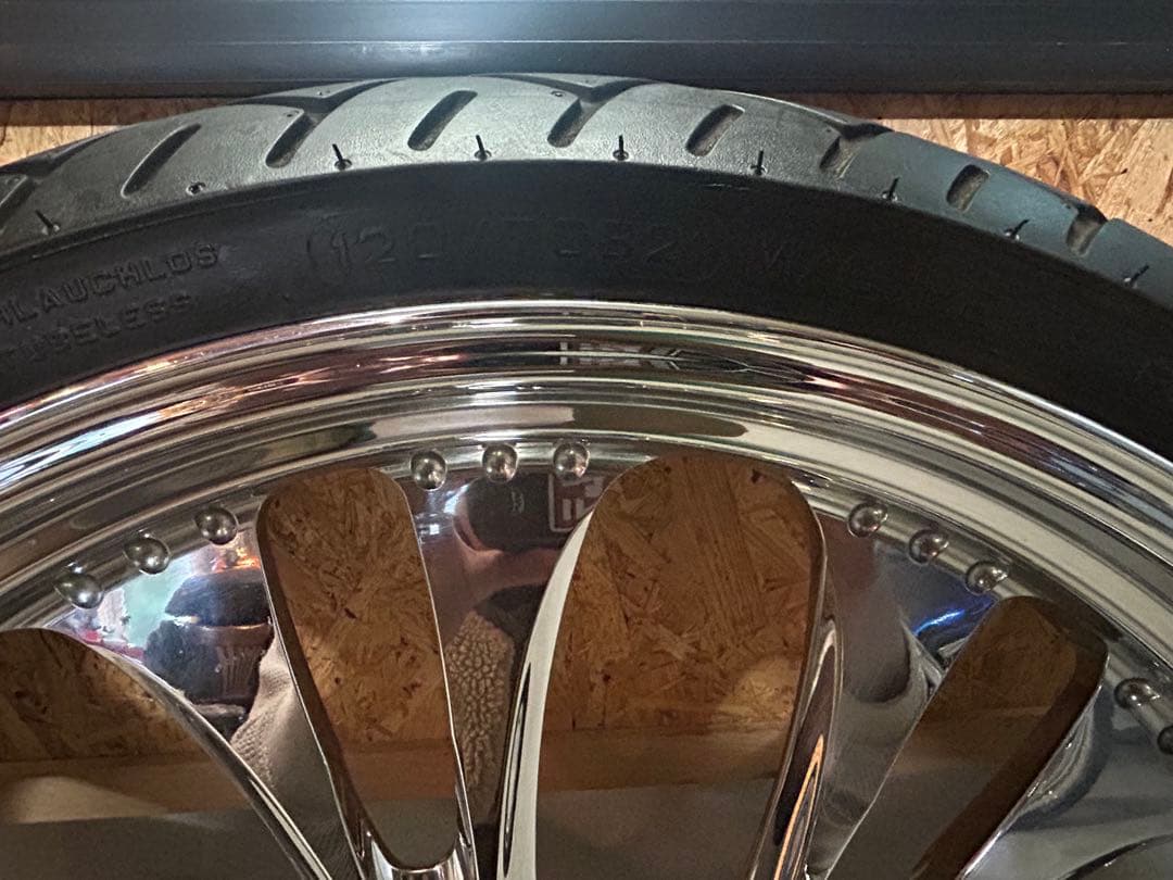 ハーレー フロント21 リア18セット ソフテイル メッキ