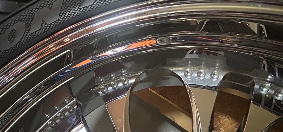 ハーレー フロント21 リア18セット ソフテイル メッキ