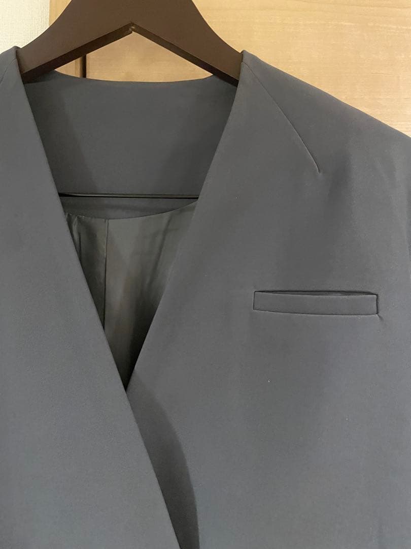 【新品】sahara（MARTE） レースカフオーバージャケット グレー