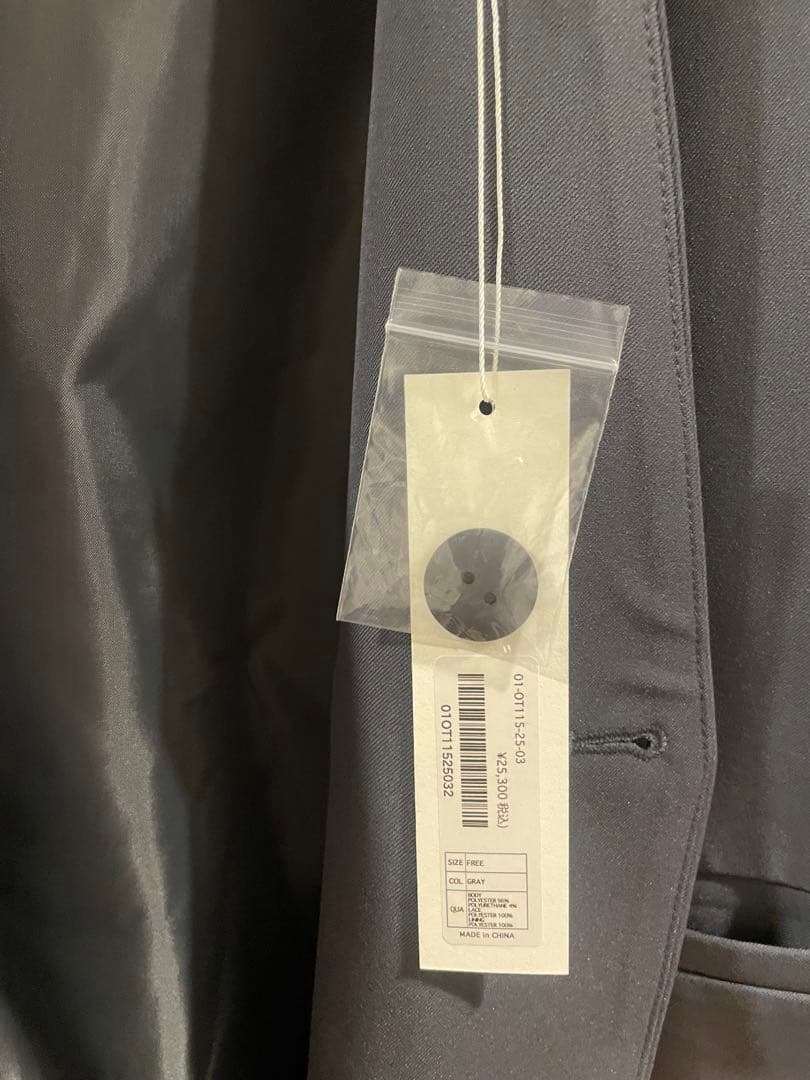 【新品】sahara（MARTE） レースカフオーバージャケット グレー