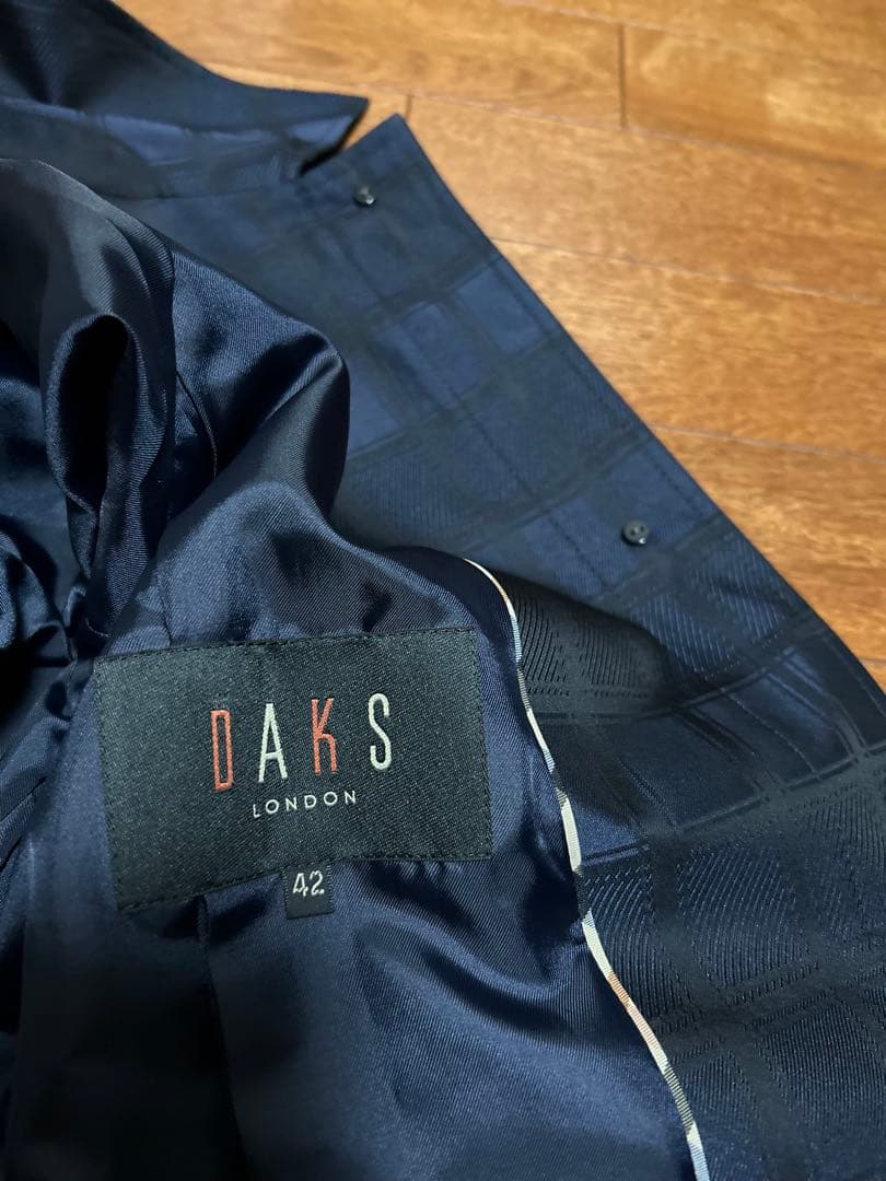 モコ様リクエスト DAKS チェック柄 コート