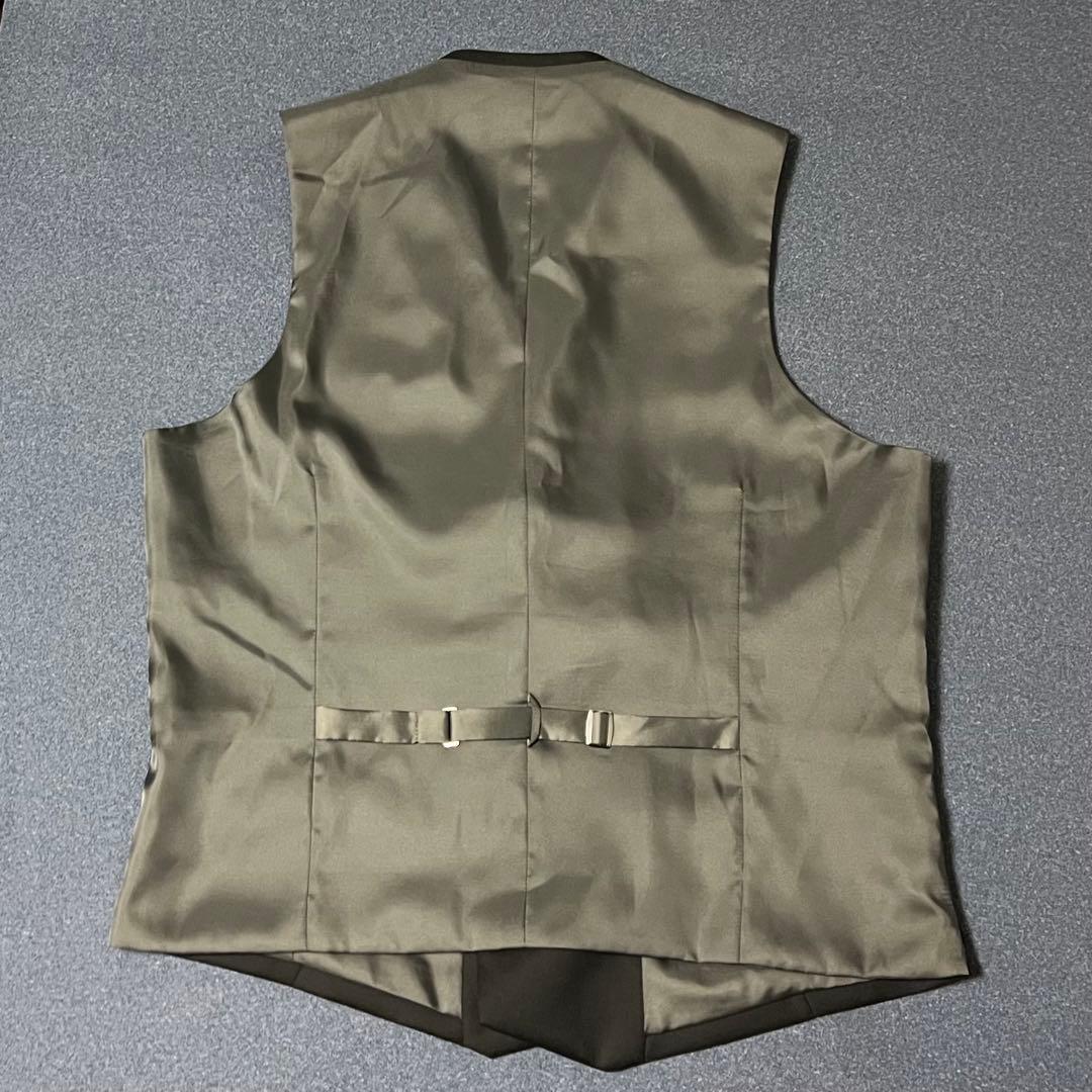 極美品　グローバルスタイル　タキシード　3ピース　L 結婚式　カイザーモデル