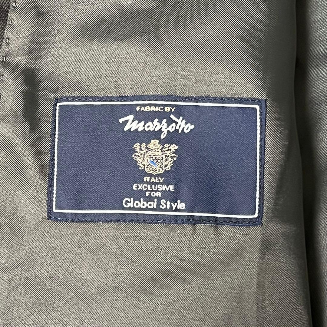 極美品　グローバルスタイル　タキシード　3ピース　L 結婚式　カイザーモデル