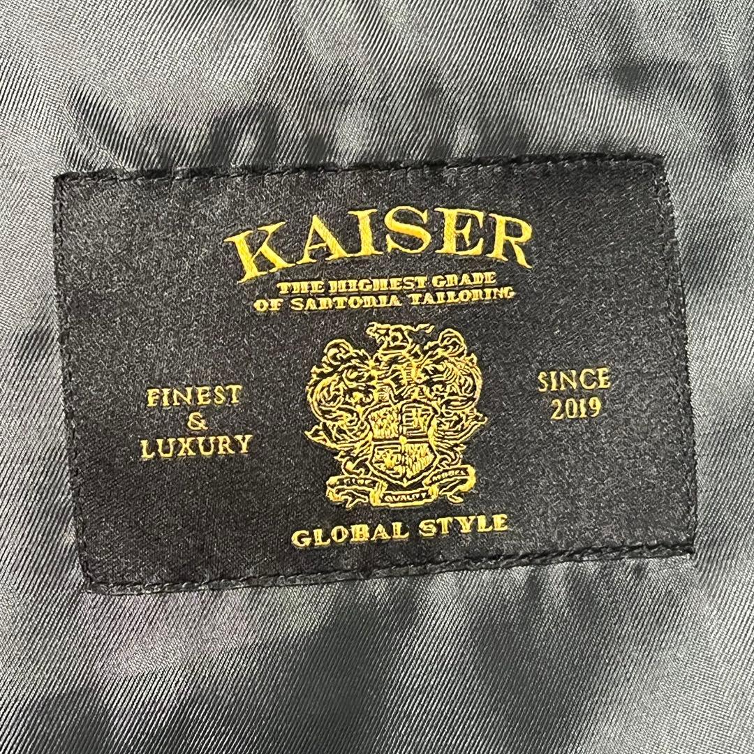 極美品　グローバルスタイル　タキシード　3ピース　L 結婚式　カイザーモデル