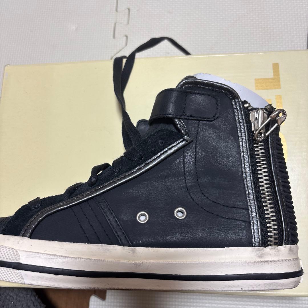 ディーゼル　ハイカット　レザースニーカー　24.5センチ　新品未使用