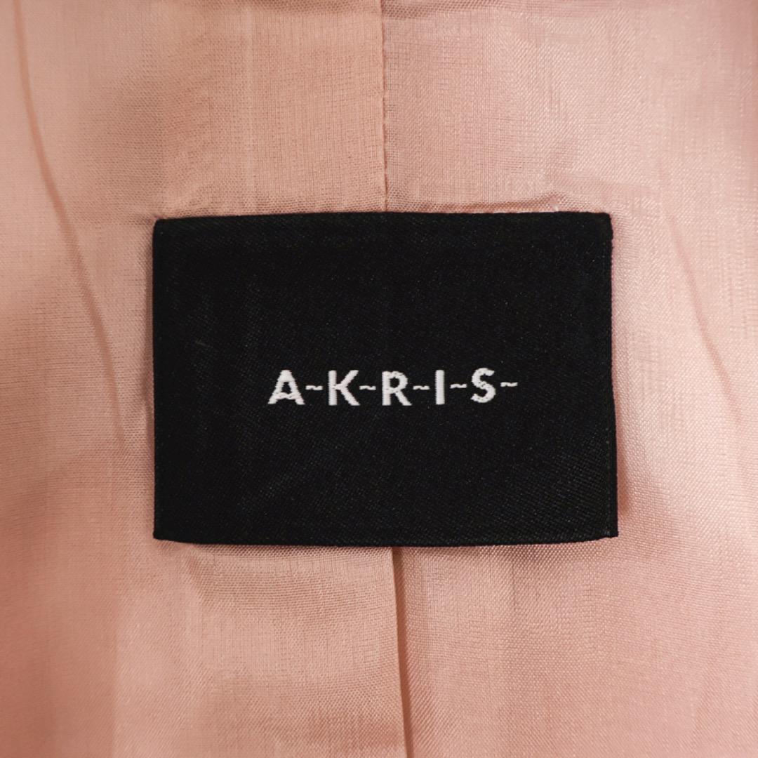 H4514◾️アクリス　３釦ジャケット　カシミア100％　極上の肌触り！