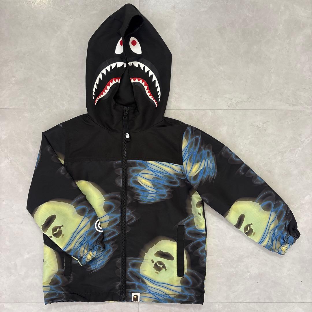 最終値下げ！BAPE KIDS シャーク ナイロン ジャケット