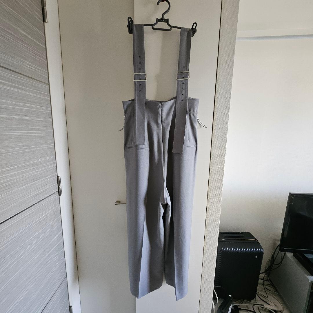 アルページュストーリーオリジナル サイドギャザーサロペット ライトグレー