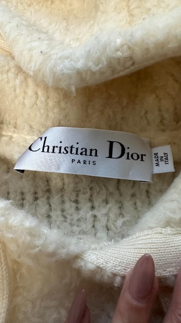 クリスチャンディオール　フリースポンチョ　DIOR