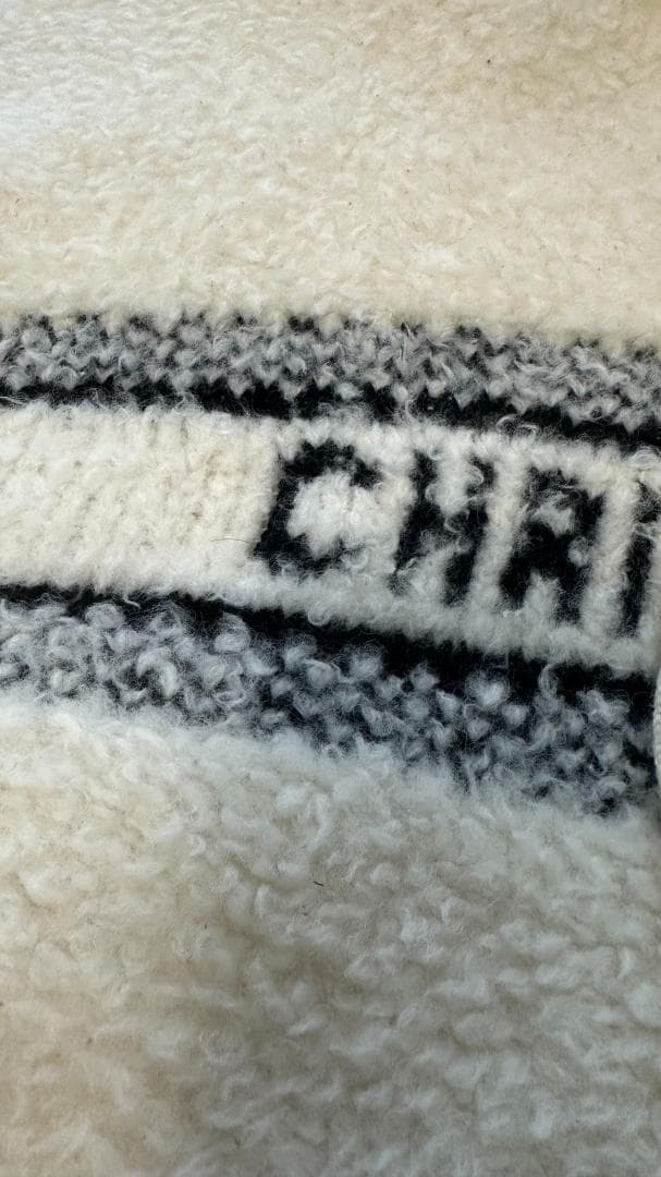 クリスチャンディオール　フリースポンチョ　DIOR