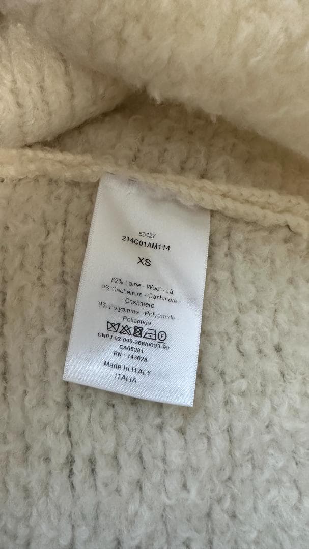 クリスチャンディオール　フリースポンチョ　DIOR