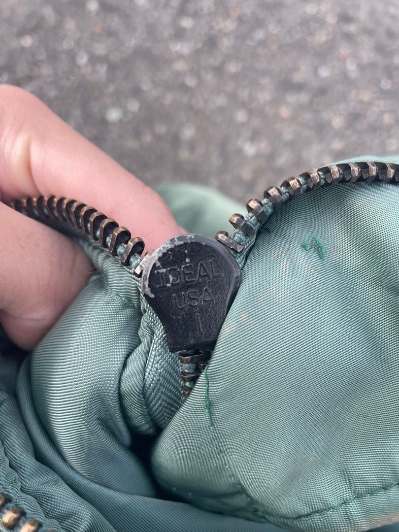 か*ろ様 old vintage MA-1 usa製　80s 90s ideal