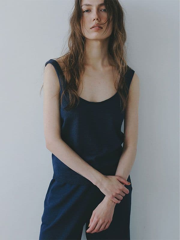 エトレトウキョウ　リリヤーンニットタンクトップ