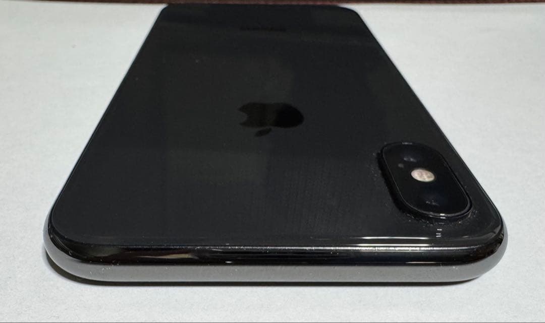 な*げ様 【バッテリー新品】Apple iPhone X スペースグレー 本体