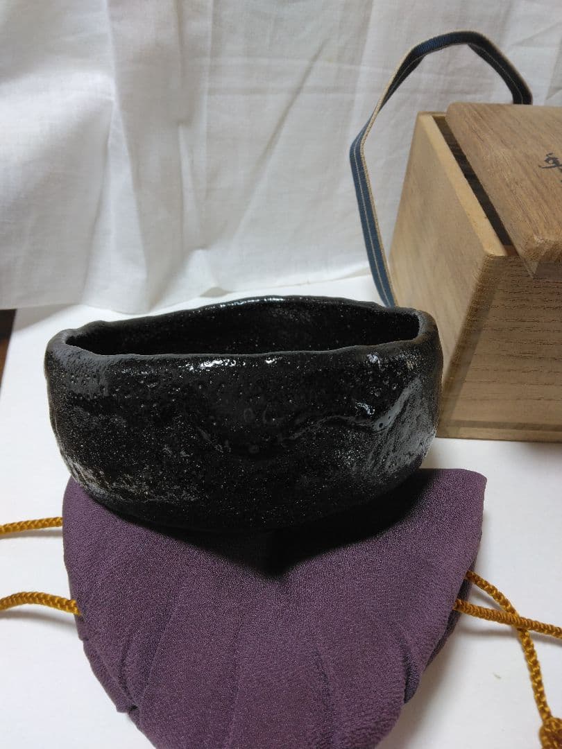 s*i様 茶碗　黒