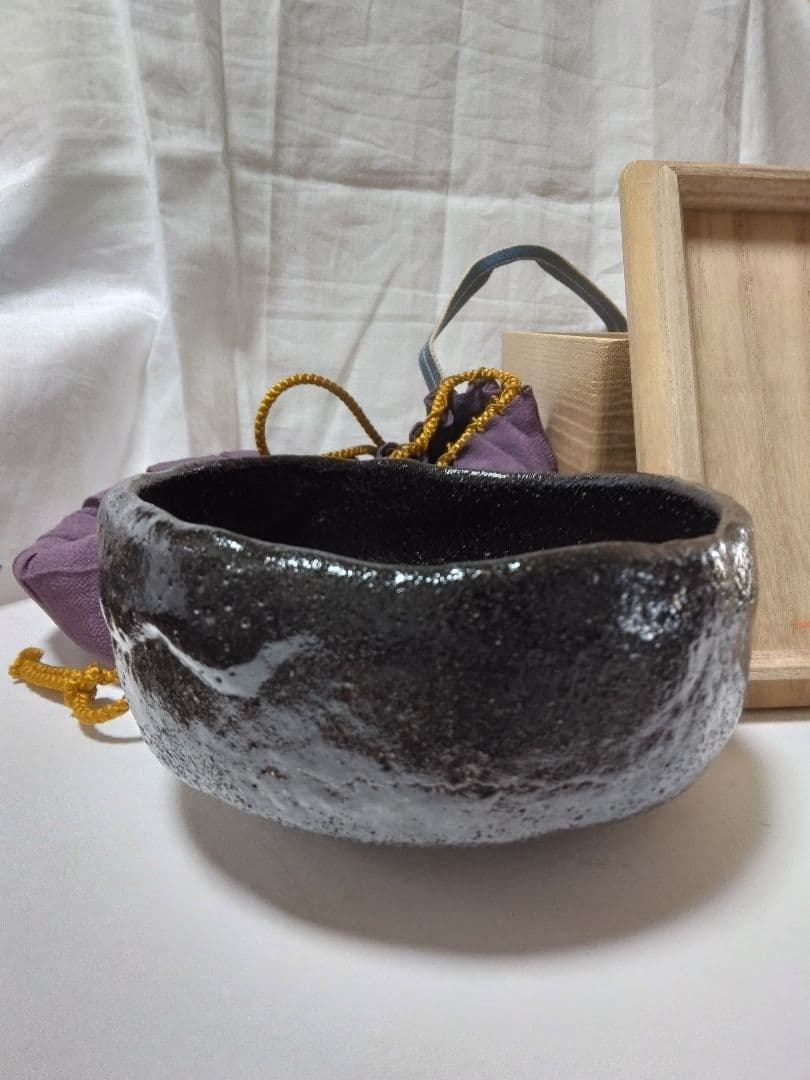 s*i様 茶碗　黒