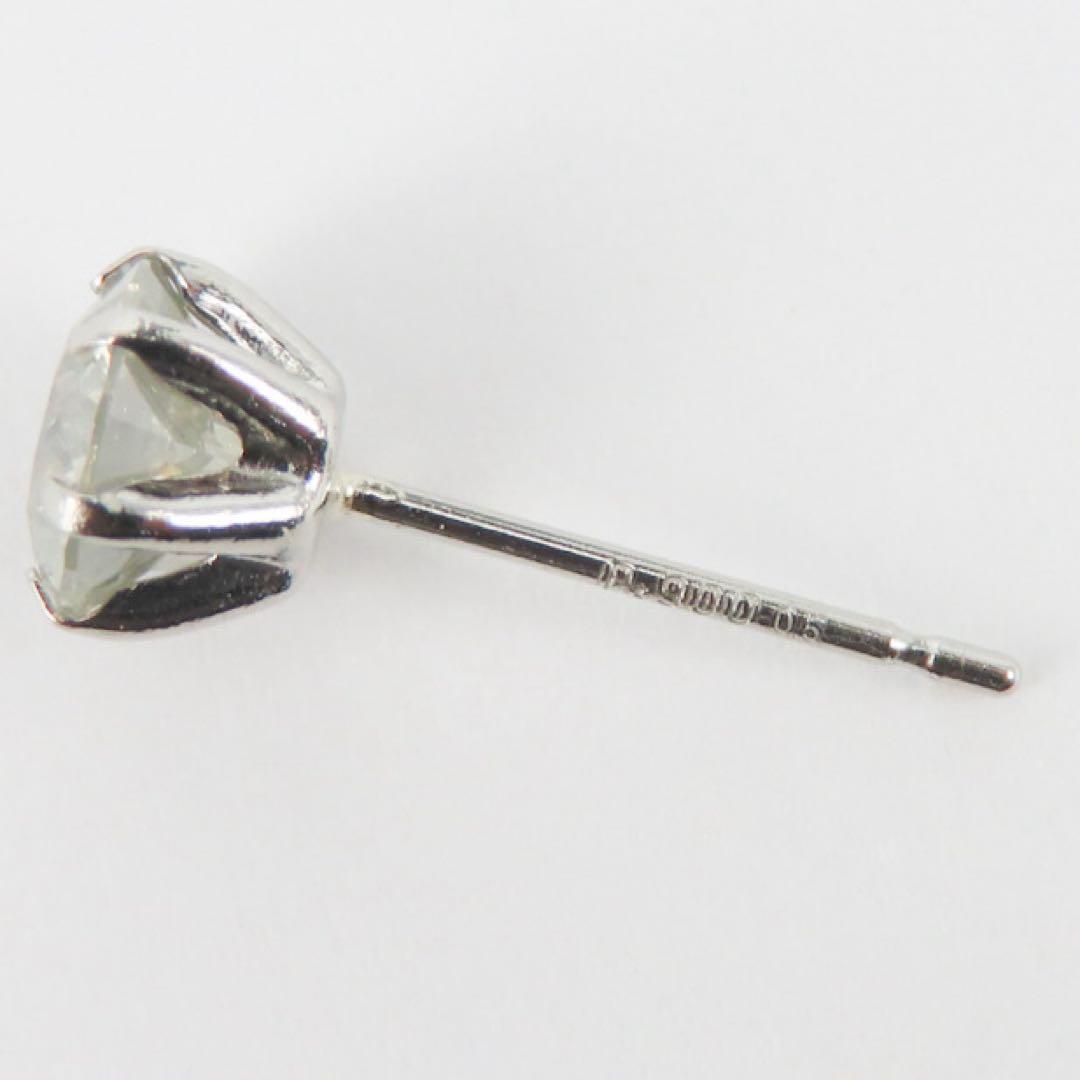 m*n様 【本物保証】Pt900 天然ダイヤモンド 0.5ct ピアス　片耳用