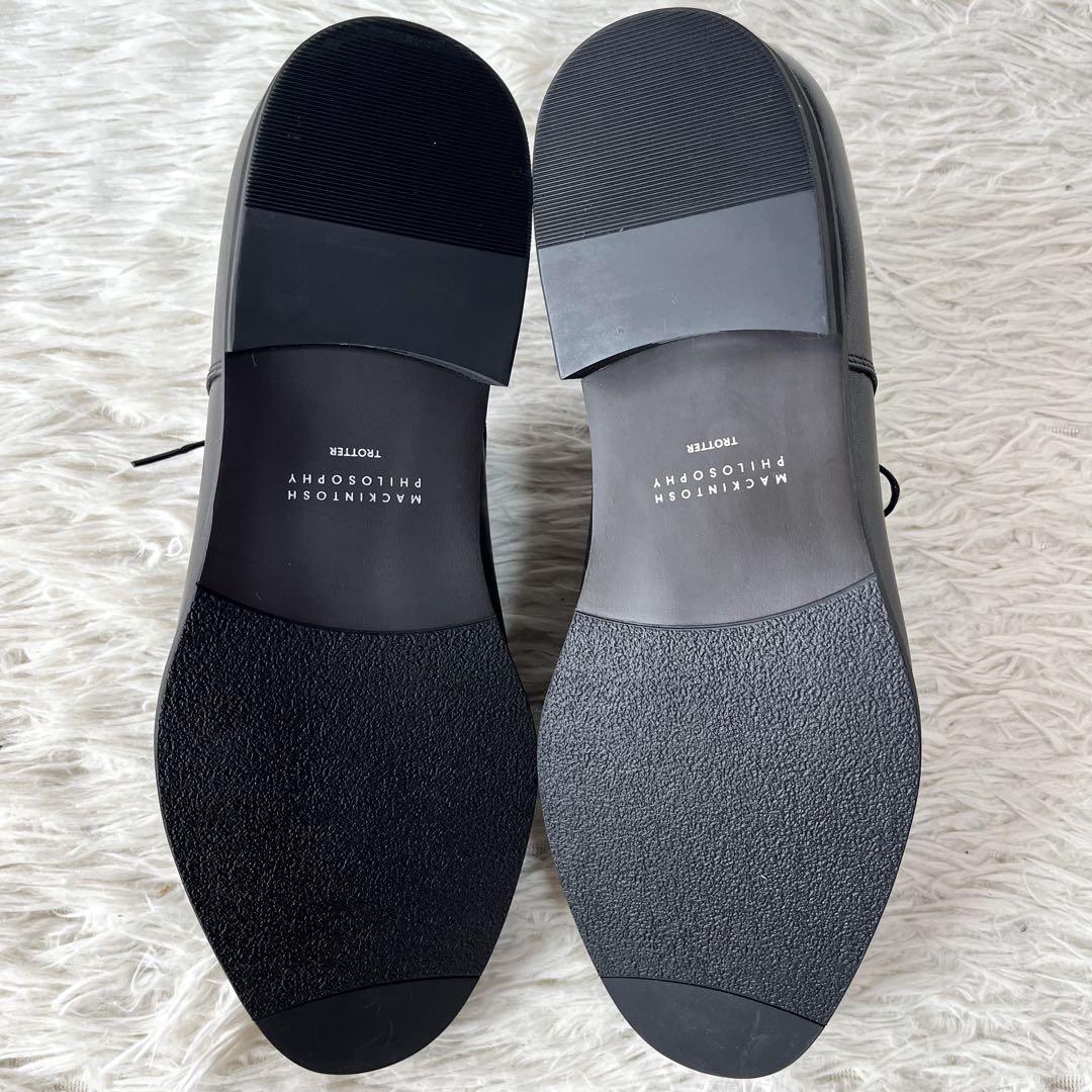 【新品未使用】マッキントッシュフィロソフィー 撥水加工　プレーントゥシューズ