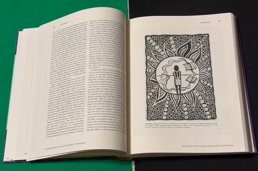 洋書　オックスフォード児童文学百科事典　全4巻セット