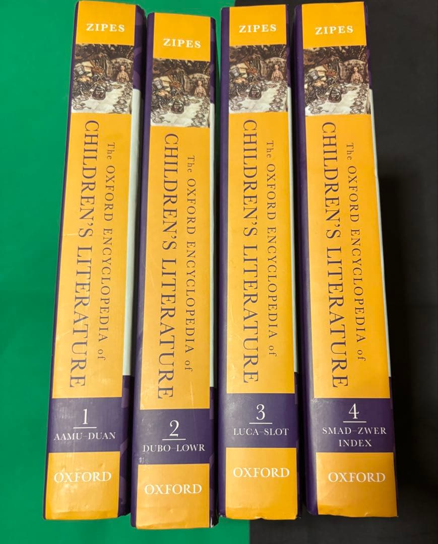 洋書　オックスフォード児童文学百科事典　全4巻セット