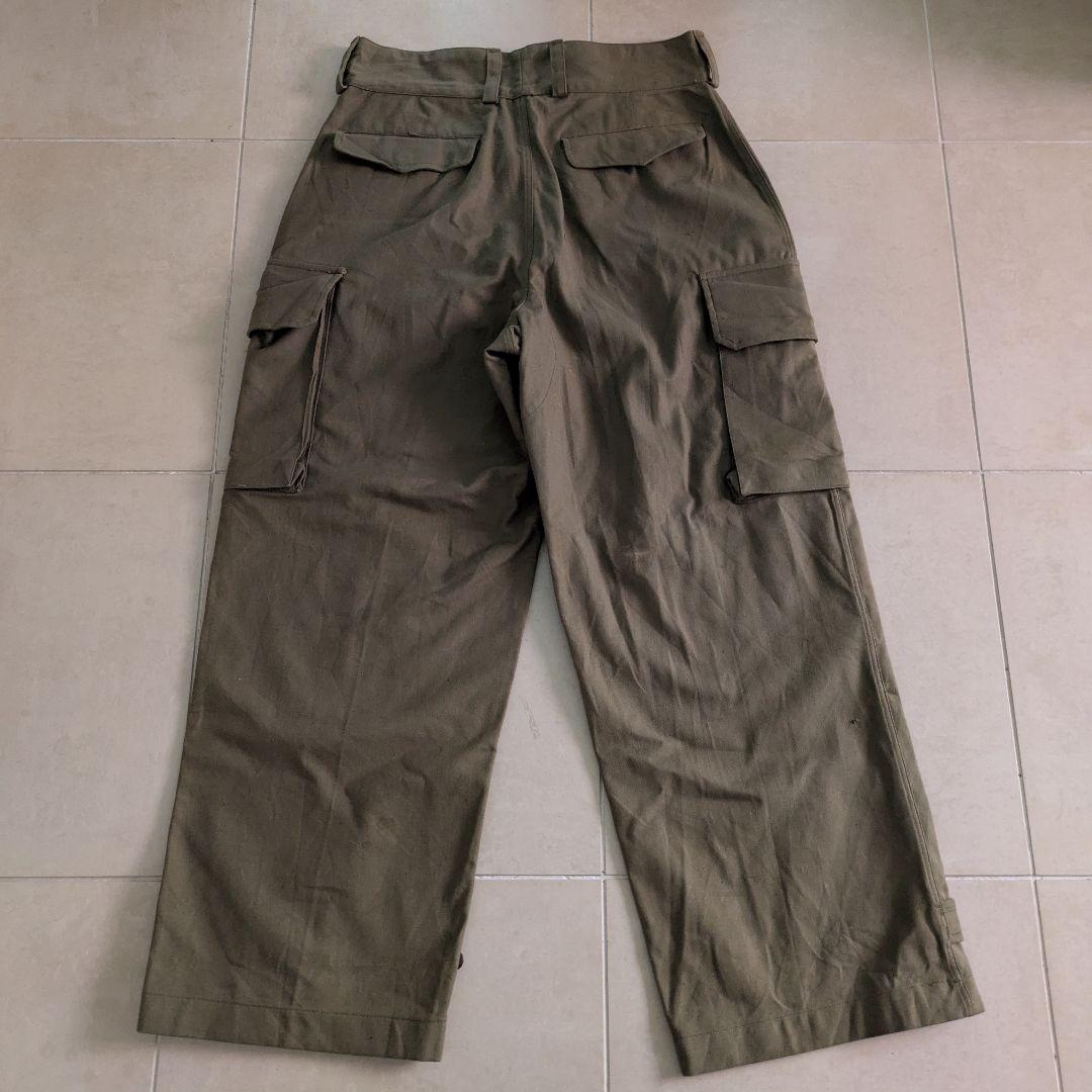 デッドストック　50s フランス軍　前期　実物　M-47　カーゴパンツ