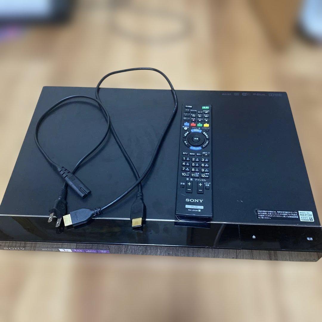 中古SONY BDZ-ET1200 ブルーレイレコーダー