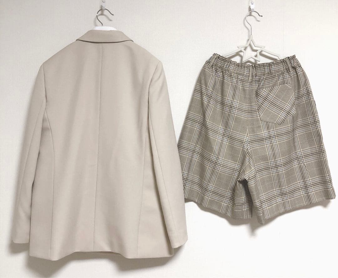 極美品 ELLE エル 卒業式 入学式 フォーマルセット　165 卒服　ベージュ