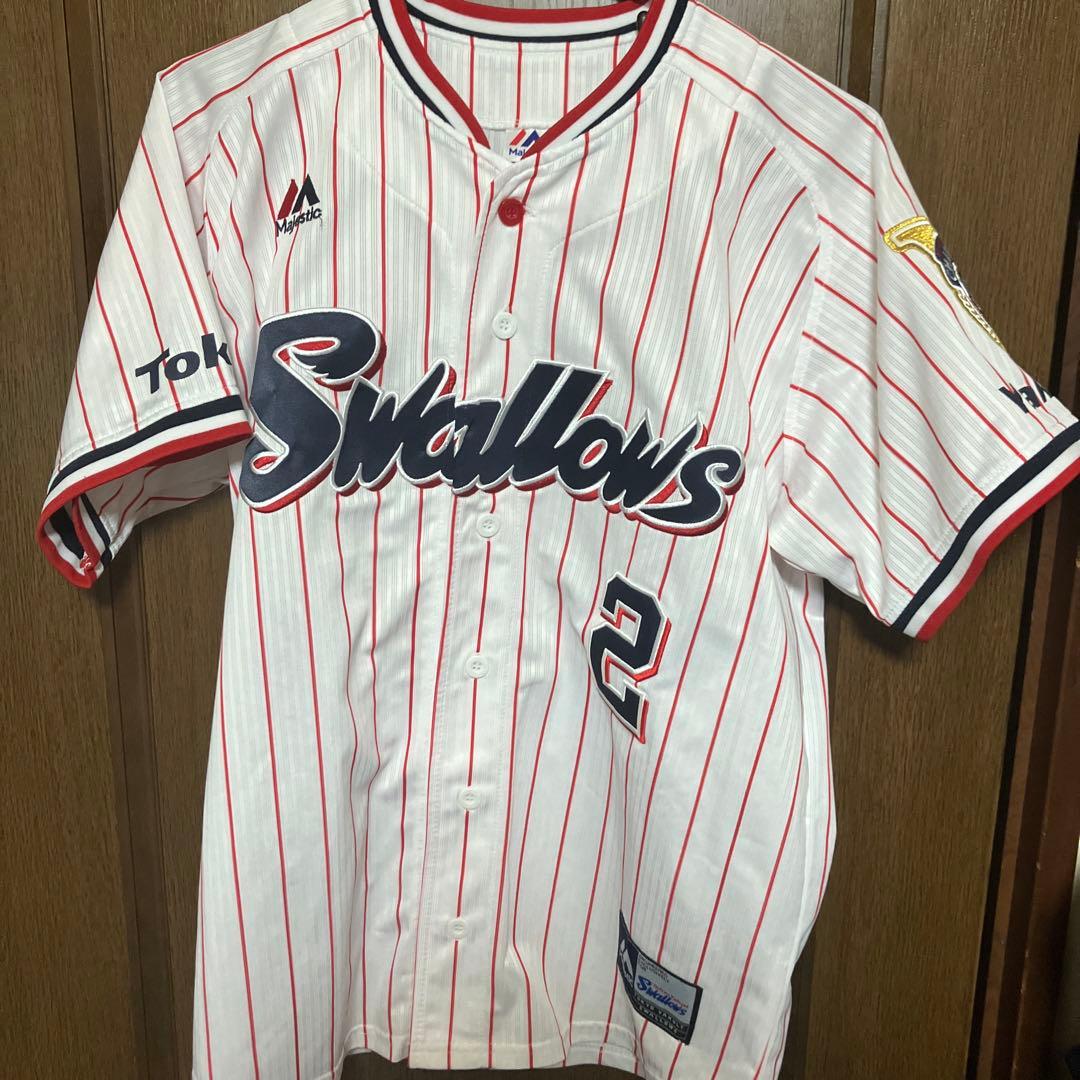 ヤクルトスワローズ　中村　優勝記念刺繍ユニフォーム