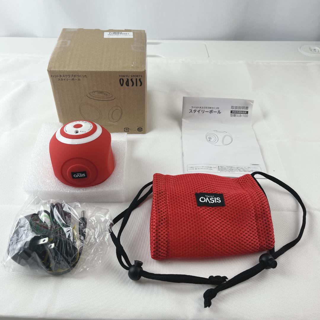 極美品☘️ 東急スポーツOASIS スタイリーボール SLB-100 レッド