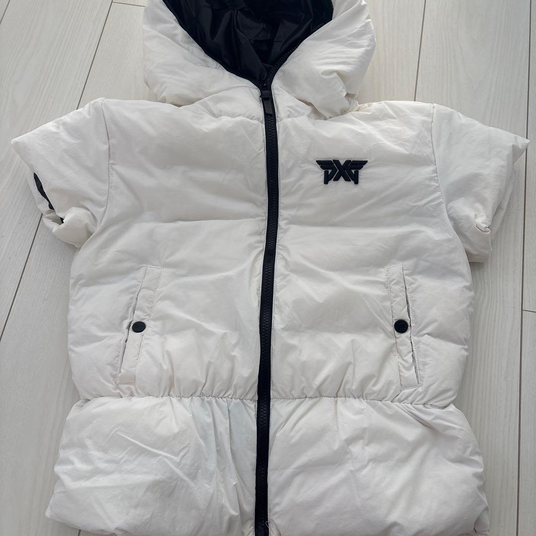 PXG ゴルフ　フード付きジャンパー　　 　ジップアップニット