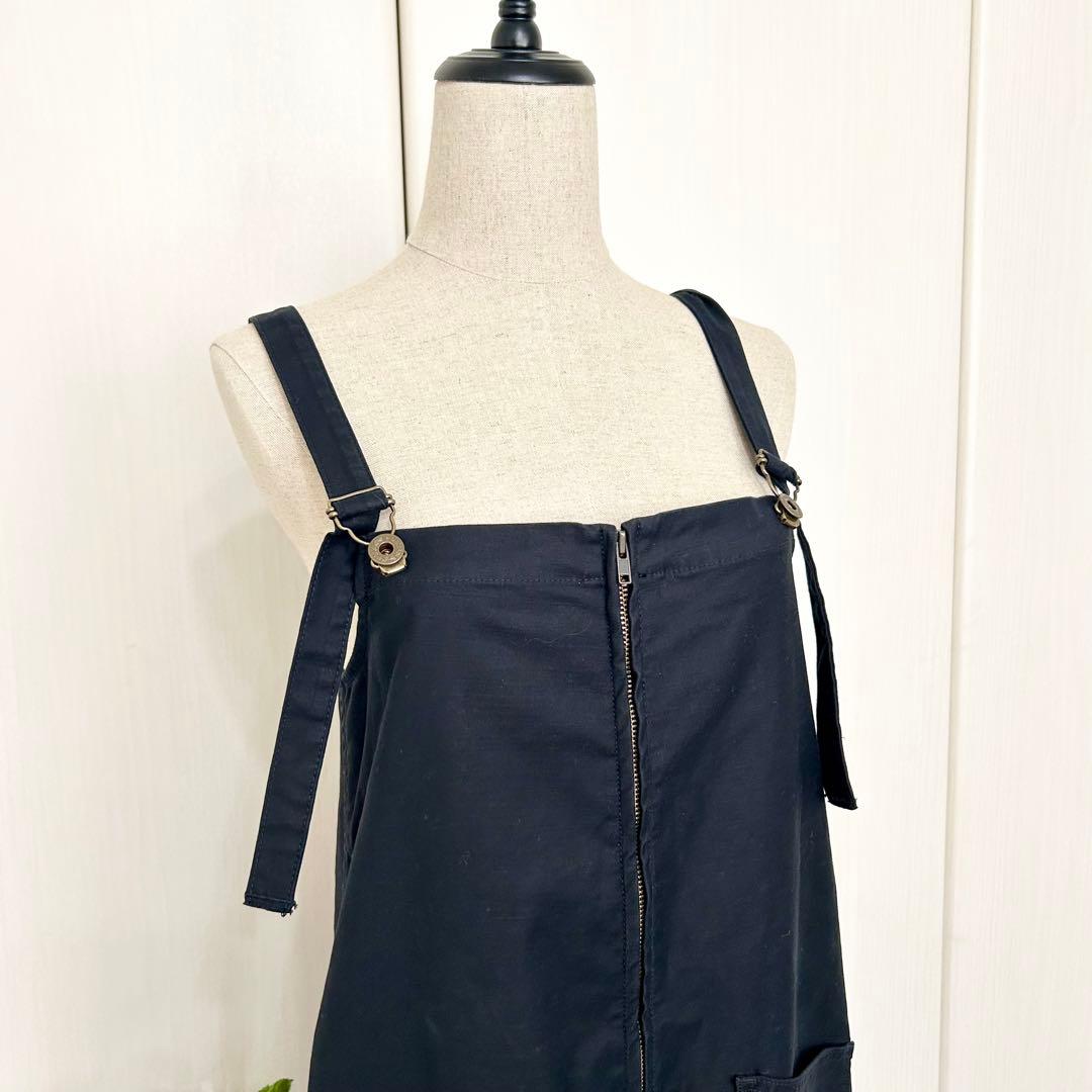 ドゥーズィエムクラス　チューブサロペット　ブラック　Mサイズ