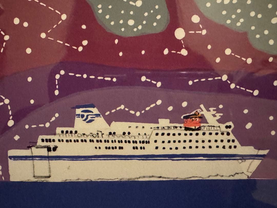 期間限定お値下げ中！　柳原良平　天の川　リトグラフ 12/50 いしかり