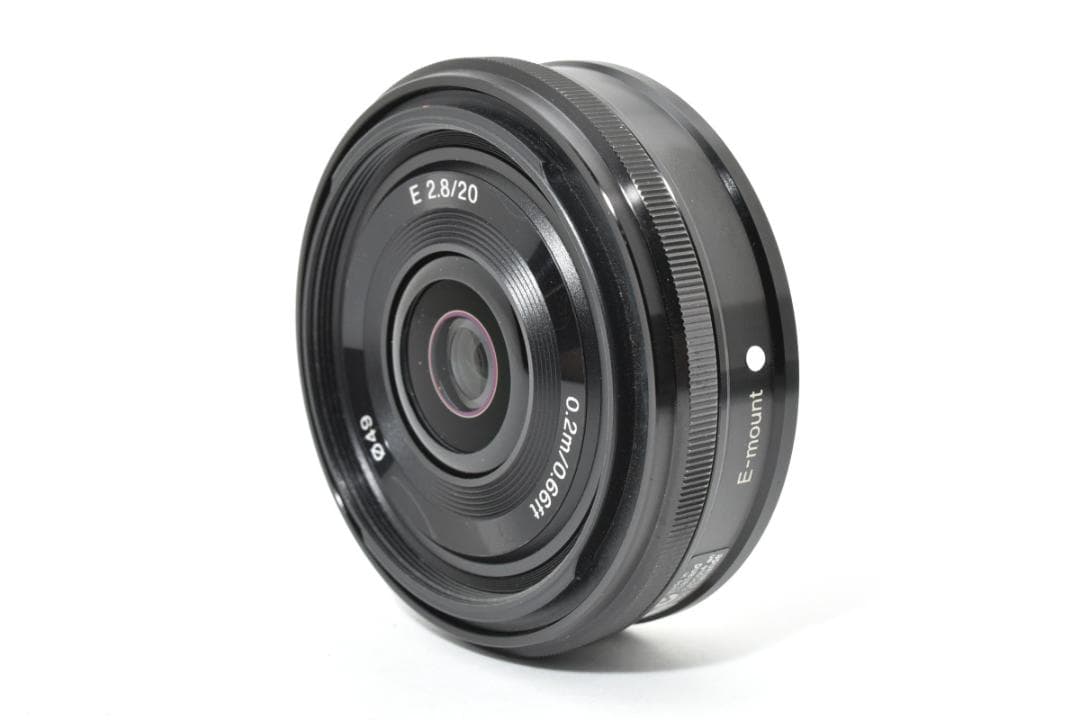 美品 SONY ソニー E 20mm F2.8 SEL20F28 H095