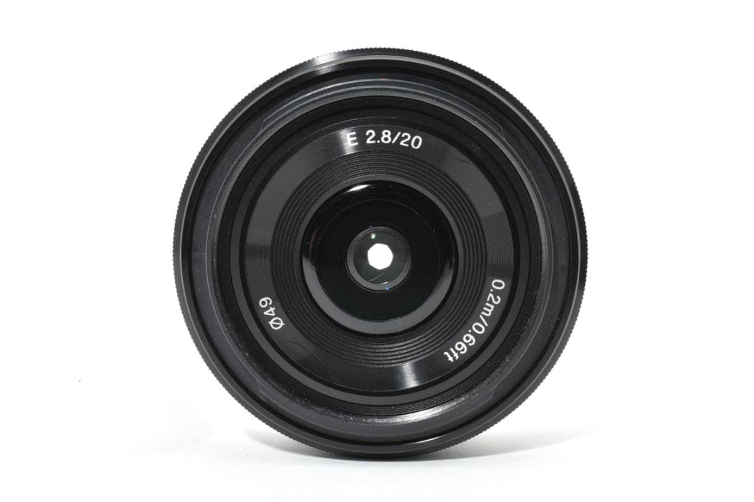 美品 SONY ソニー E 20mm F2.8 SEL20F28 H095