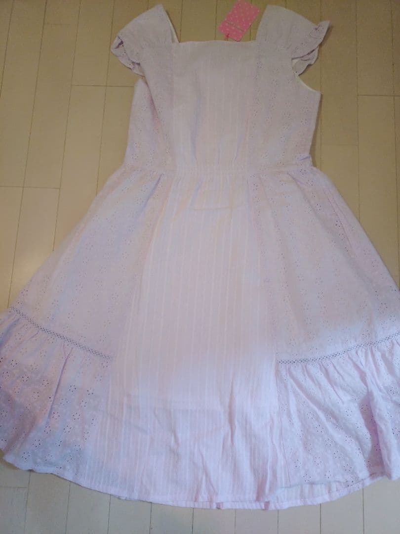 新品未使用 メゾピアノ ジュニア ワンピース ラベンダーL160